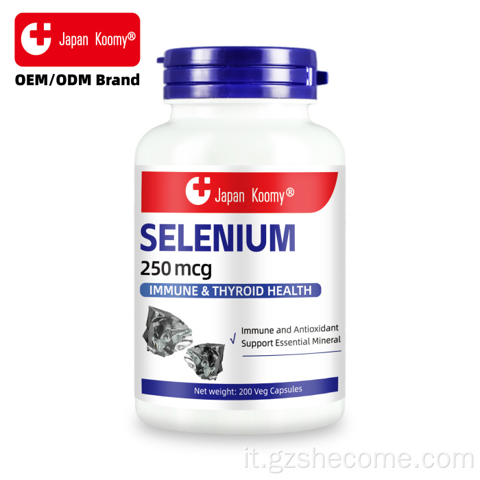 Shecome Capsule di selenio Supporto minerale antiossidante immunitario